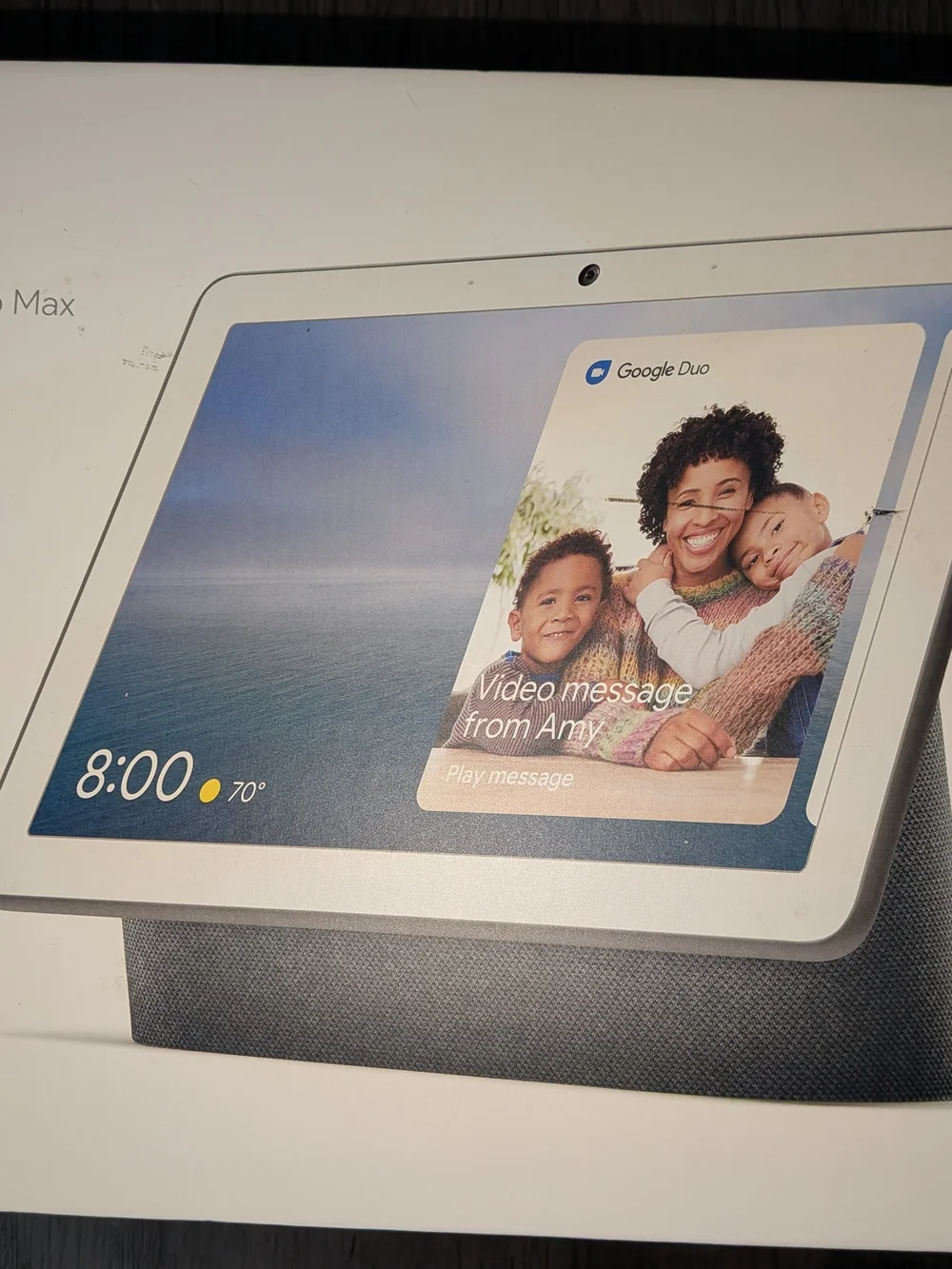 Google Nest Hub and Nest Cam Duo Bundle - White- Security Cameras